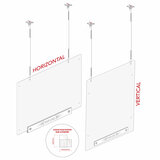 Transparente Trennwand Idfly