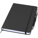 Set A5 Hardcover Notizbuch aus Recyclingpapier und einem Kugelschreiber - Andri