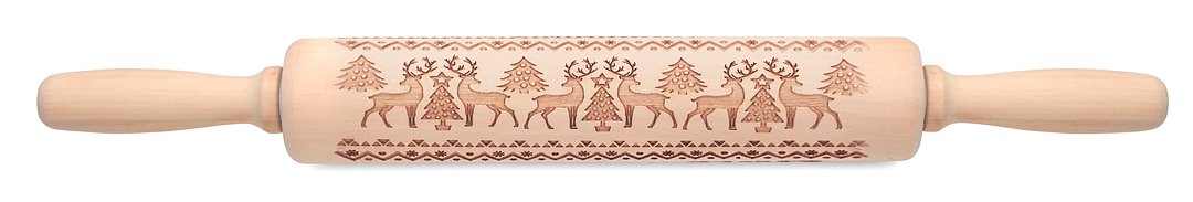 Teigrolle für Weihnachtsgebäck Rengan