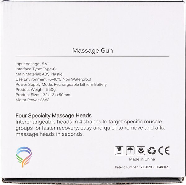 Massagepistole Benjast | Kunststoff | Wiederaufladbar