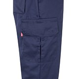 Zweifarbige Hose aus Twill (210 g/m²), gefüttert, mit mehreren Taschen, aus Baumwolle (20%) und Polyester (80%) Benina