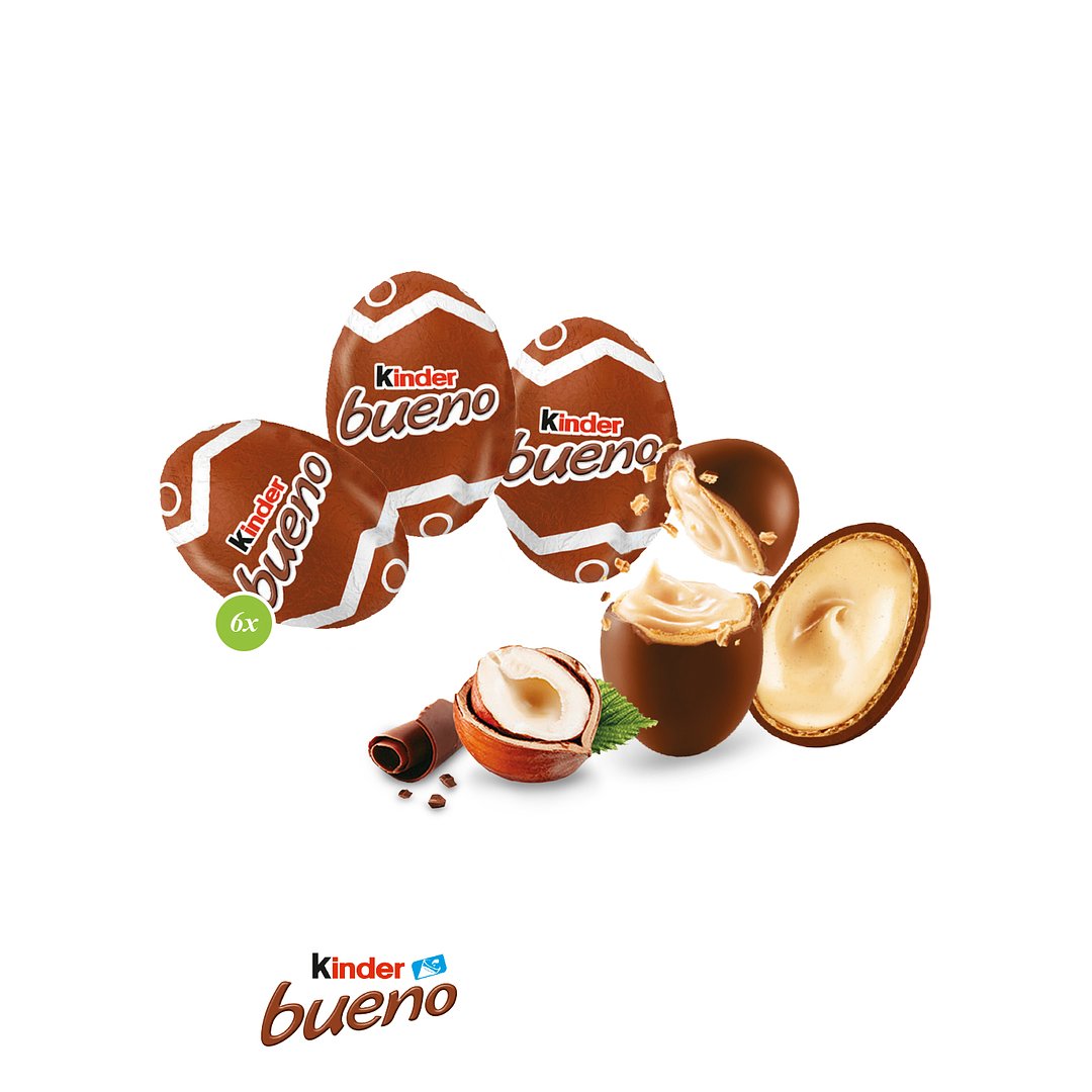 Schoko-Eier 6er-Set mit kinder bueno Eggs