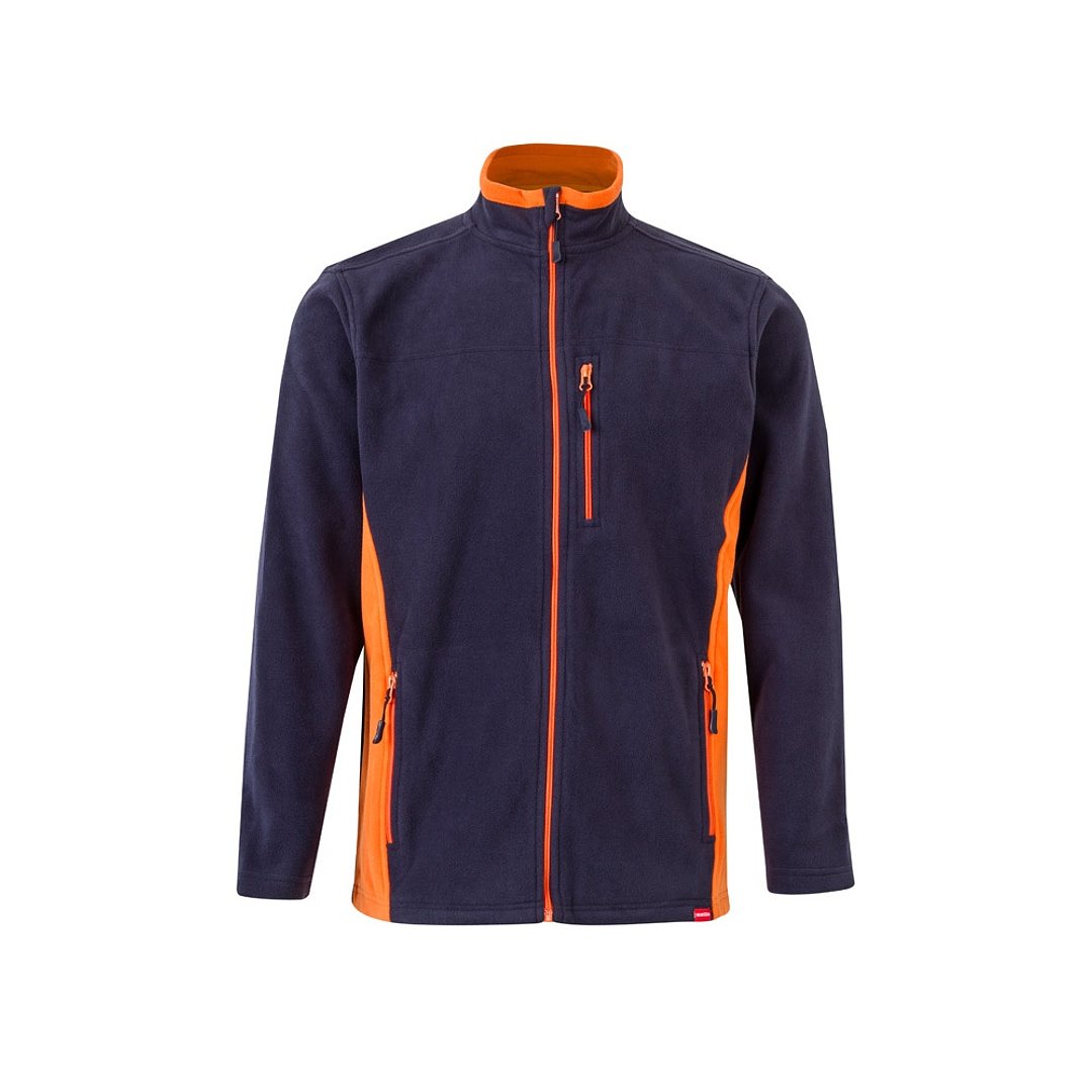 Zweifarbige Fleecejacke (220g/m²) aus Polyester (100%) Buoreni