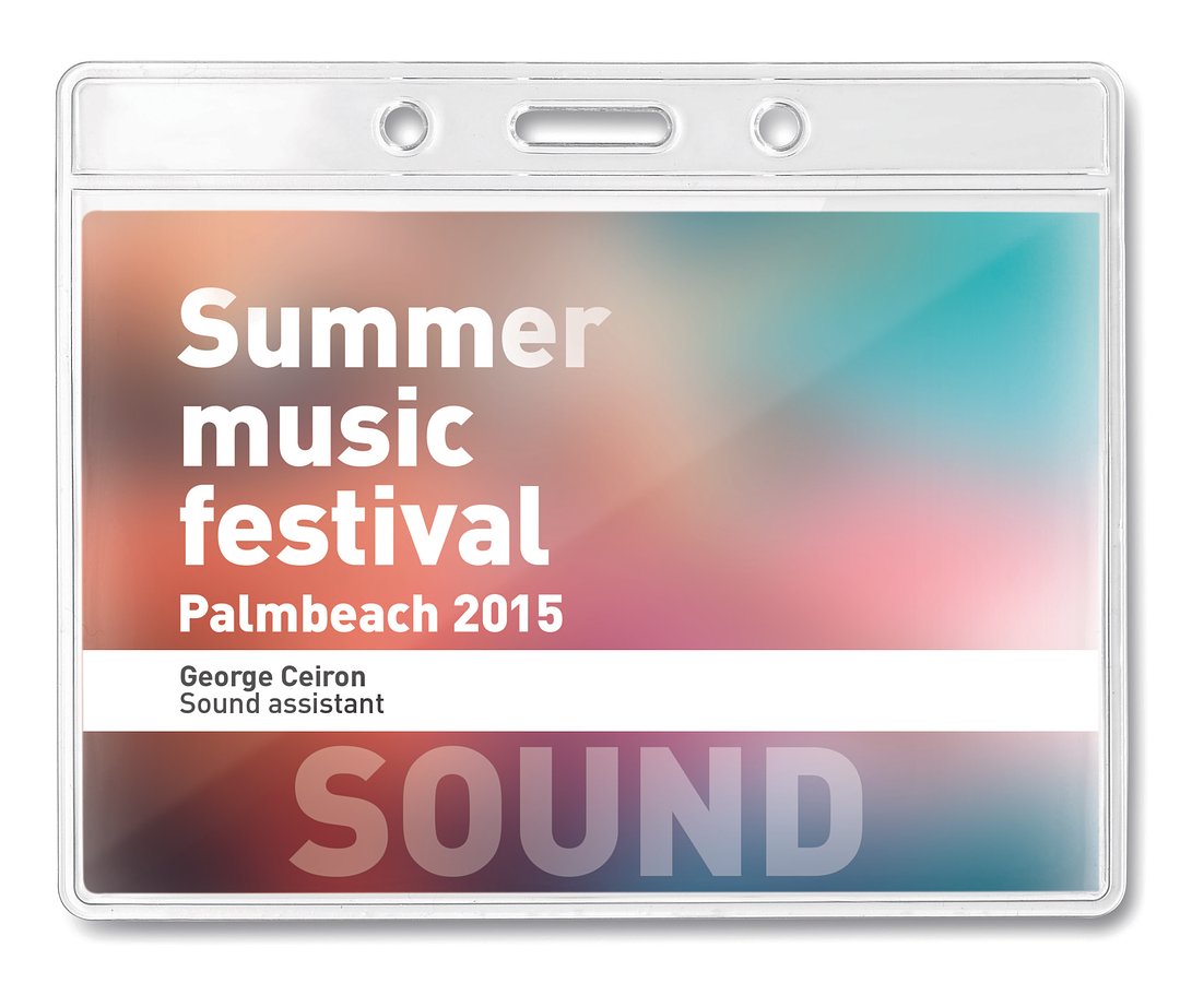 Transparente Kartenhülle Haspel