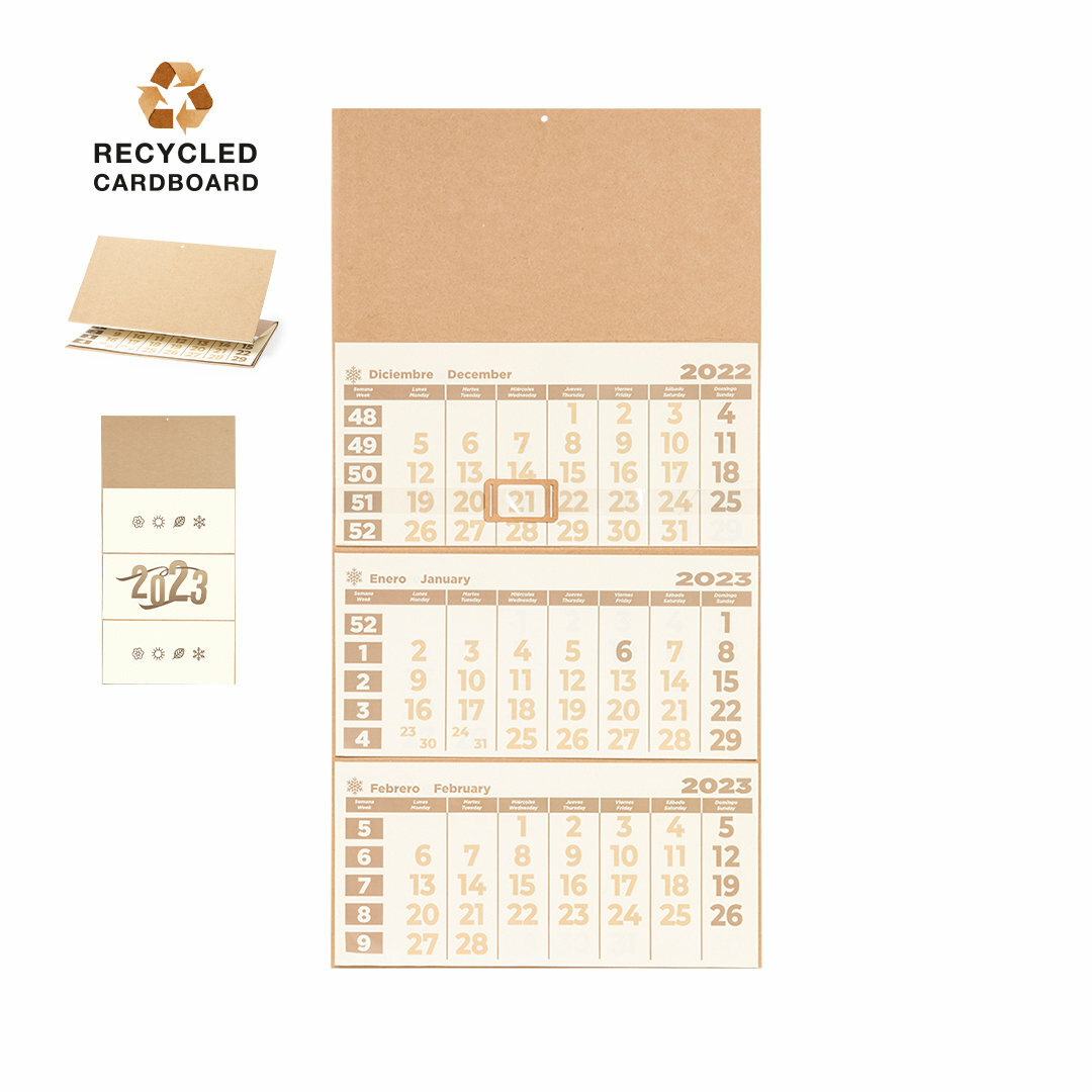 Vierteljährlicher Wandkalender Idmex