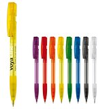 Kugelschreiber Nash Transparent mit Gummigriff Liuling