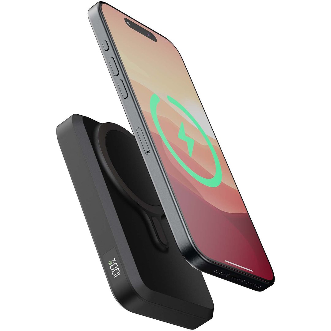 10.000 mAh magnetische kabellose Powerbank - Paun