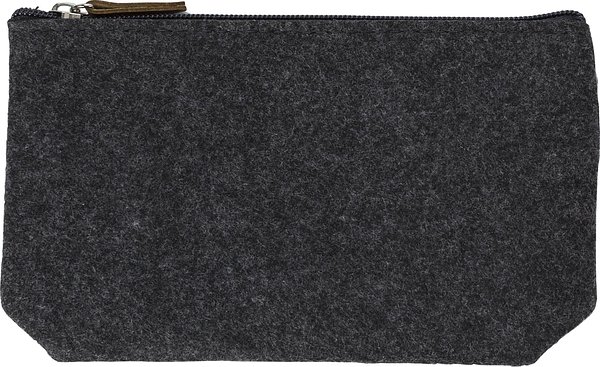 Kosmetiktasche Jöriti | Recycelter Filz | Kunstleder-Details