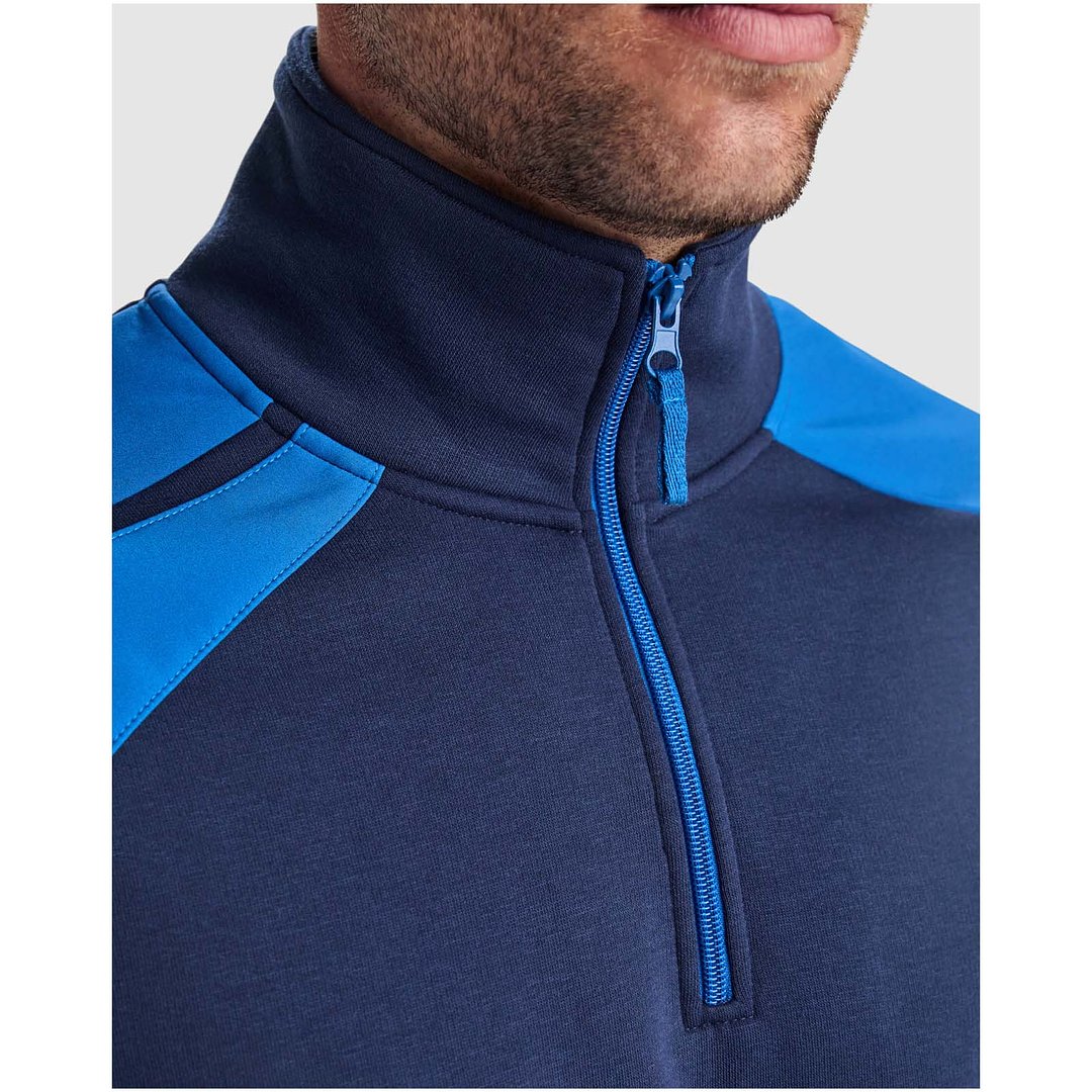 Pullover für Herren mit halbem Reissverschluss, 280 g/m2 - Anns