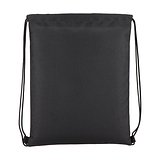 PU-beschichtete R-PET 600D Kordeltasche 33 x 42 cm Channicona