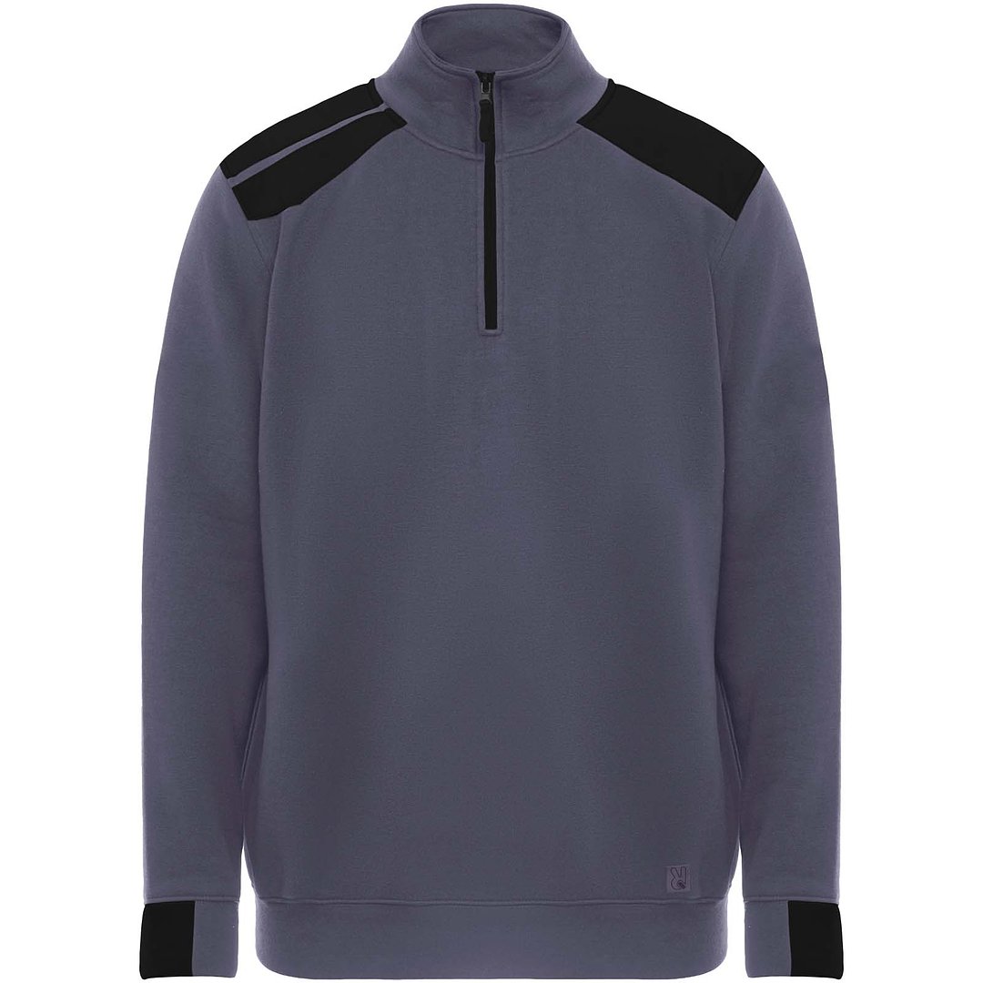 Pullover für Herren mit halbem Reissverschluss, 280 g/m2 - Anns