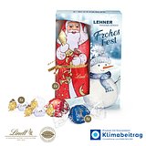 Premium-Präsent mit Lindt Weihnachtsmann „Maxi“