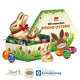 Grosses Premium-Osternest mit Schokolade von Lindt
