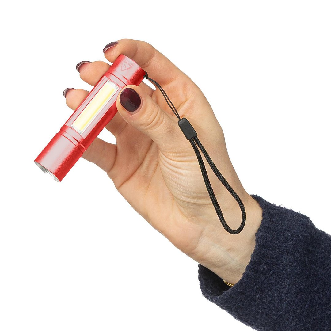 Taschenlampe aus recyceltem Aluminium COB Jovignas