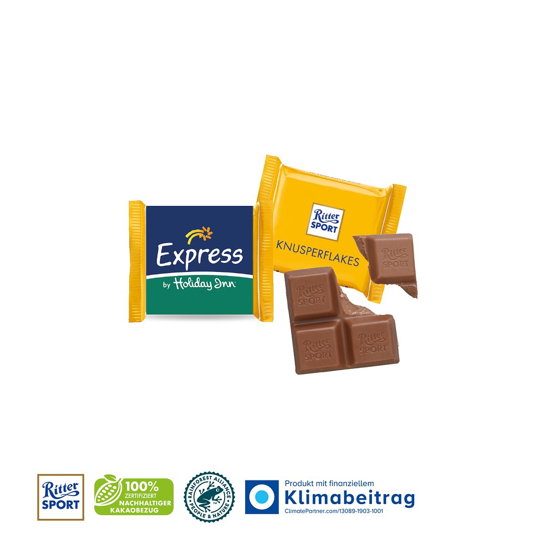 Ritter SPORT Mini mit Werbebanderole, EXPRESS - Druckidee