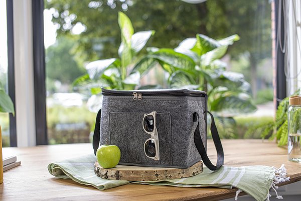 Kühltasche Rueld | Recycelter Filz | Aluminiumfolien-Innenfutter