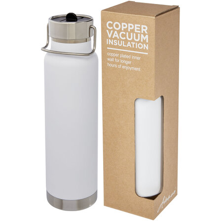 750 ml Kupfer-Vakuum Sportflasche mit Trinkhalm - Leycierg
