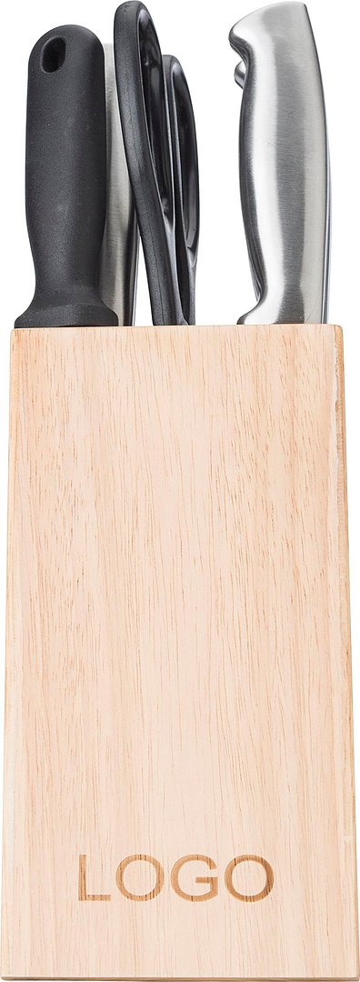 Messerblock aus Holz Rudesth