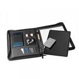 A4 Mappe aus recyceltem Polyester (100% rPET) 300D mit Reissverschluss Giuna