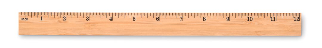 Lineal 30 cm Bambus Chtarja