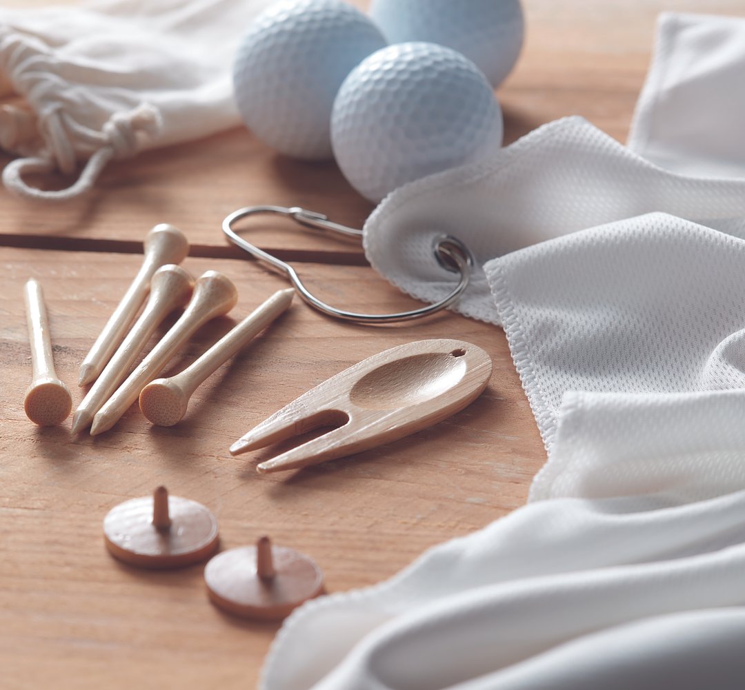 Golfzubehör im Etui Chtricori