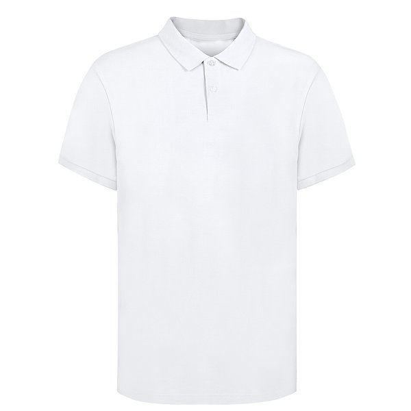 Erwachsene Weiss Polo-Shirt Idpan