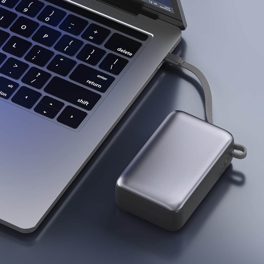 Nova Laptop 65W Powerbank mit integriertem USB-C-Kabel 30000 mAh Ruingan