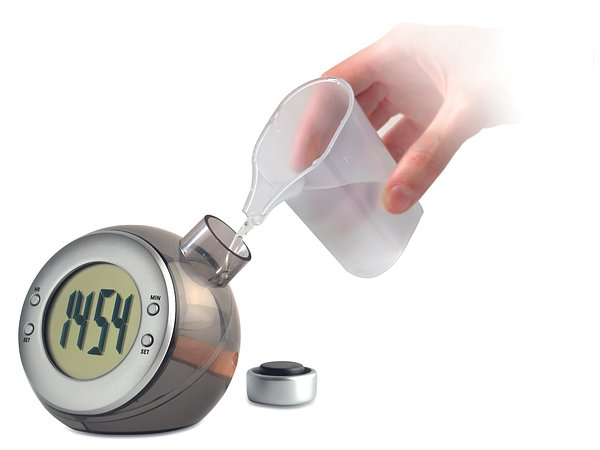 Wasserkraft-betriebene Tischuhr Mari