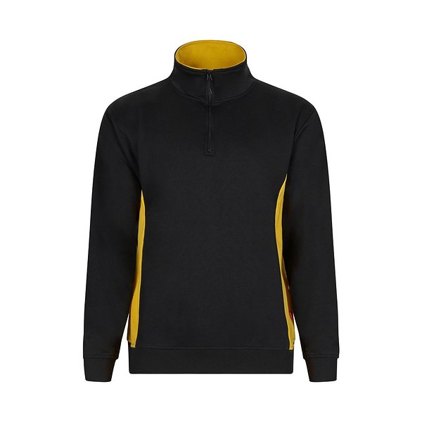 Zweifarbiges Frottee-Sweatshirt (260 g/m²), aus Polyester (65 %) und Baumwolle (35 %) Rudorscht