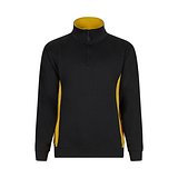 Zweifarbiges Frottee-Sweatshirt (260 g/m²), aus Polyester (65 %) und Baumwolle (35 %) Rudorscht