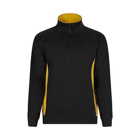 Zweifarbiges Frottee-Sweatshirt (260 g/m²), aus Polyester (65 %) und Baumwolle (35 %) Rudorscht