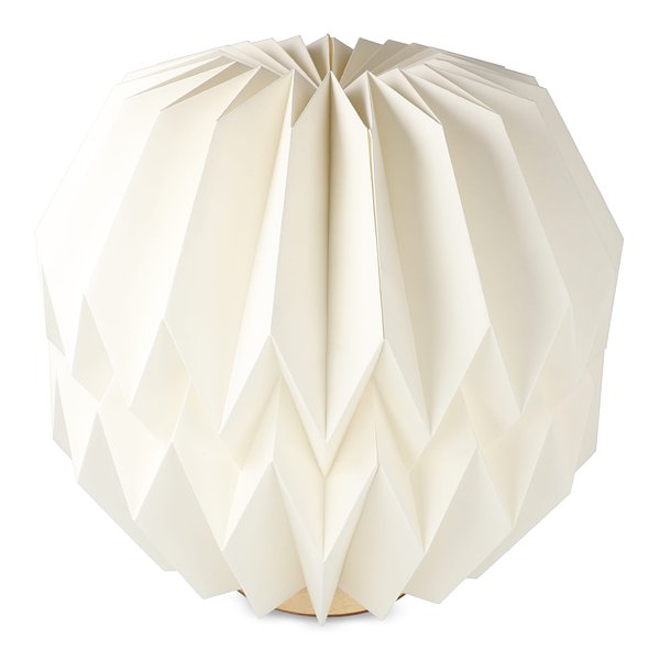 faltbare, von Origami inspirierte Papier-LED-Lampe Luna 25cm Mervin