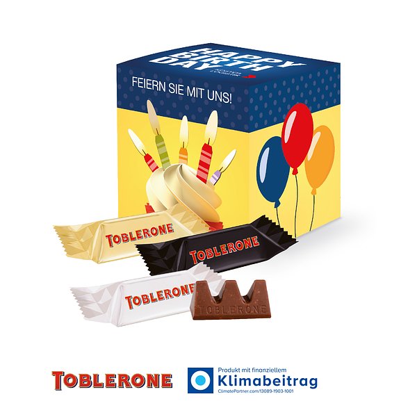 Würfelbox mit süsser Füllung