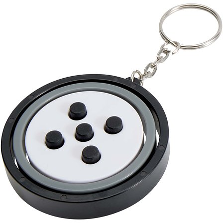 Gyroskop Fidget Schlüsselanhänger aus recyceltem Kunststoff - Anns