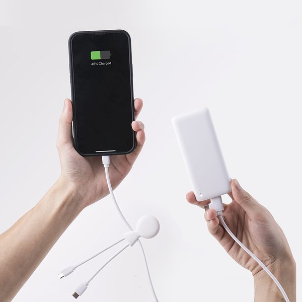 Mr. Bio Powerbank and cable pack 7.000mAh Marll