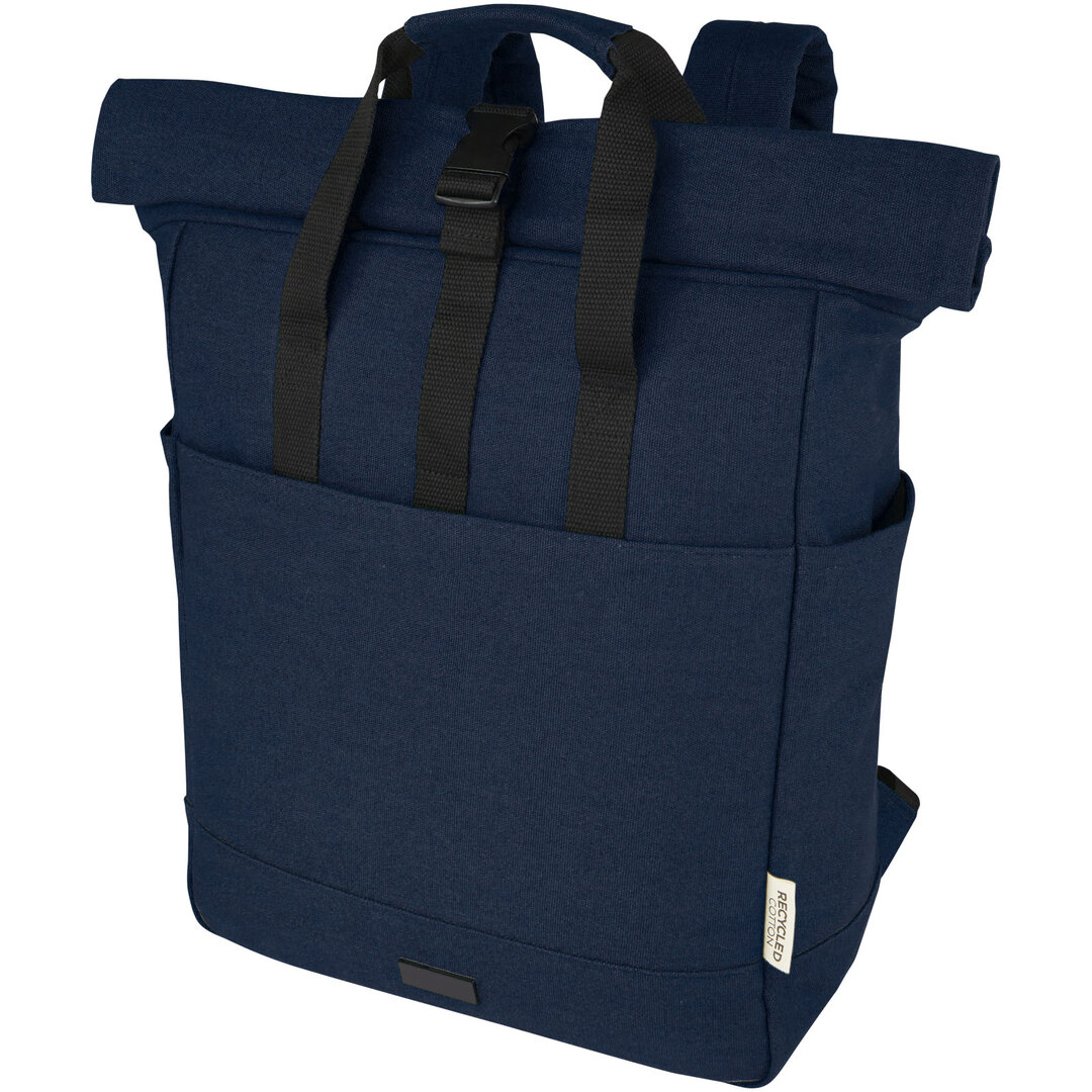15" GRS Rolltop Laptop-Rucksack aus recyceltem Canvas 15 L - Luri