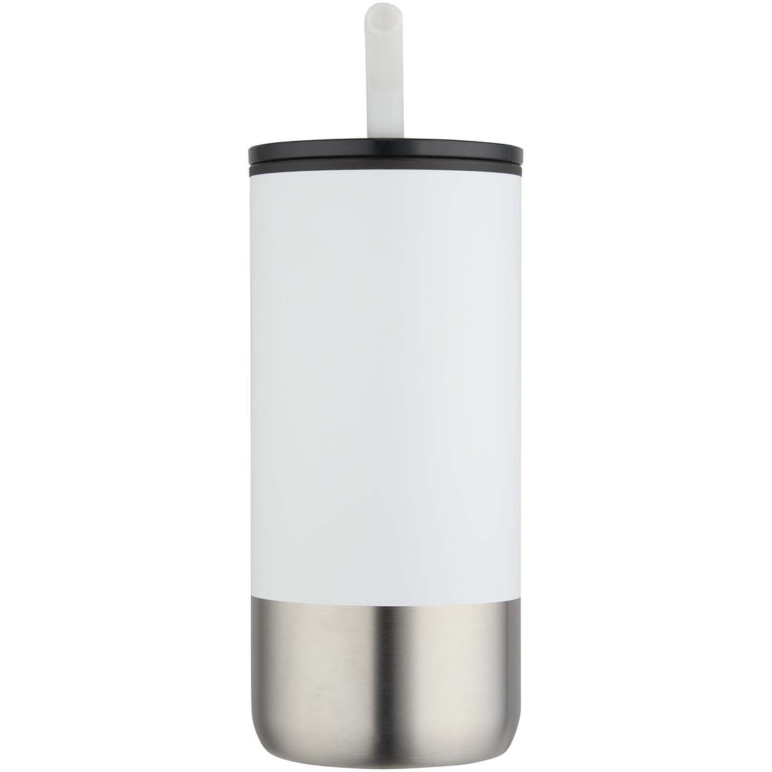 480 ml RCS recycelter Isolierbecher mit Trinkhalm - Jöria