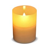 Nyelle Wiederaufladbare LED-Wachskerze im Glas Jovicori