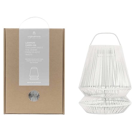 Lampion tragbarer Lampenschirm aus recyceltem Material - Frinanna