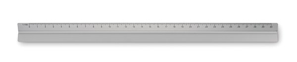 Dreikantlineal Aluminium 30cm Ramingien