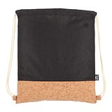 Kordelzugbeutel R-PET &amp; Kork 35 x 40cm Steie