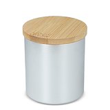 Bhakti-Duftkerze auf pflanzlicher Basis in recyceltem Aluminiumgefäß Elinele