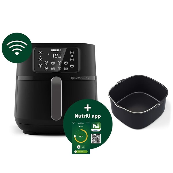 Philips Airfryer XXL Connected + Backform Benchati