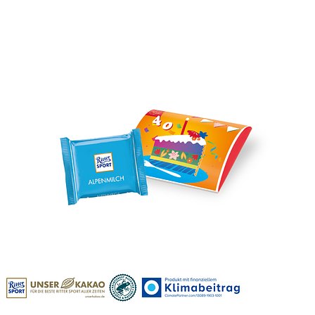 Ritter SPORT „Mini“ im Werbebriefchen