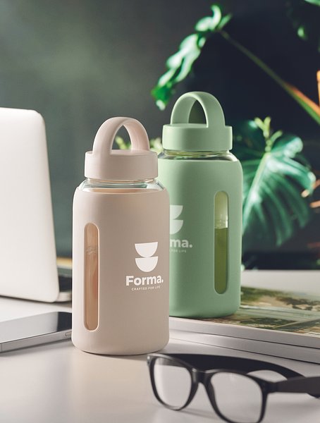 Flasche Borosilikatglas 600ml Dumenglix