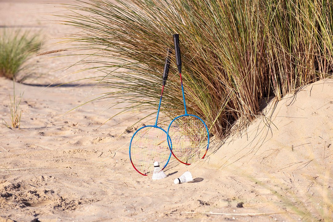 Badminton-Set Natri | 2 Schläger | 2 Federbälle