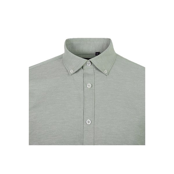 Hemd Oxford (180 g/m²) für Herren, aus Baumwolle (50 %), Polyester (45 %) und Elasthan (5 %) Gritll