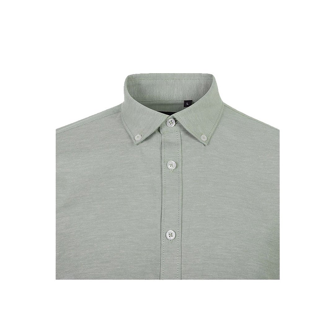 Hemd Oxford (180 g/m²) für Herren, aus Baumwolle (50 %), Polyester (45 %) und Elasthan (5 %) Gritll