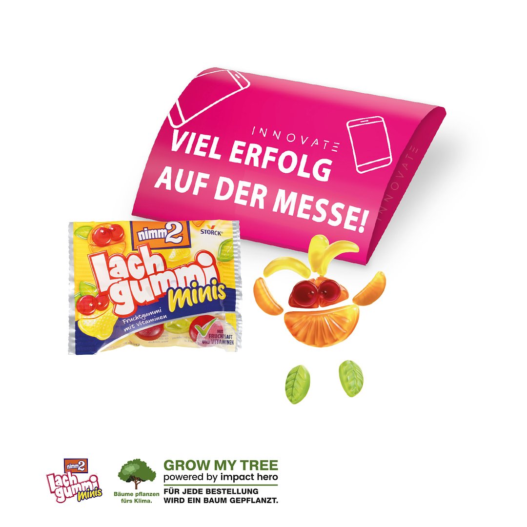 LACHGUMMI IM WERBEBRIEFCHEN