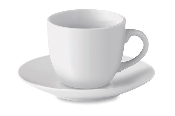 Espresso Tasse und Untertasse Beniga